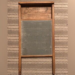 Vintage Economy Zinc Washboard